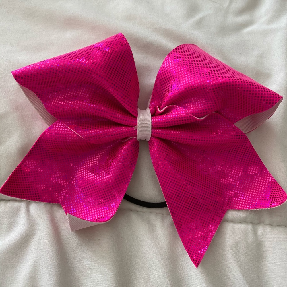 Pink Cheer Bow